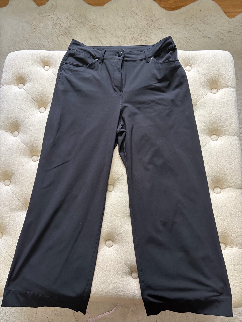 Lululemon City Sleek 5 Pocket Wide Leg 7/8 Length Pant-size 28